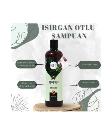 Orbis Nettle Shampoo 700 ML Shining Care Keratin Content Togin Brand Gift Bag