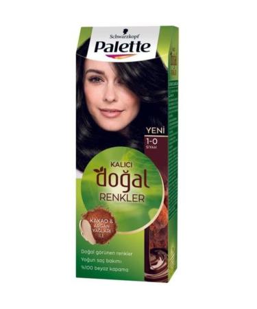 Palette Permanent Natural Colors Black Hair Dye 1-0