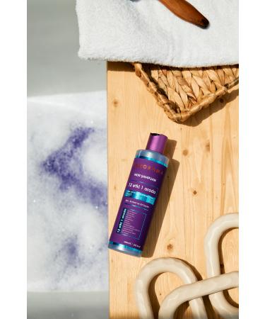 PANORAMA PROFESSIONAL Professional Purple Shampoo and Hair Care Set 8 Special Oils 400 ml Shampoo Liquid Hair Conditioner Vegan - Buy Online on GoSupps.com