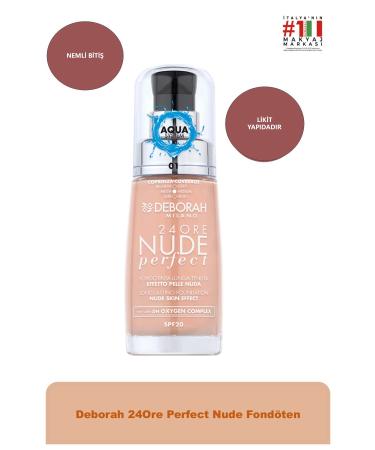 Deborah 24Ore Perfect Nude Foundation No: 01 Fair 8009518364675
