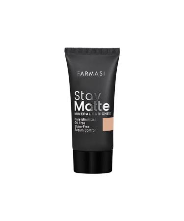 Farmasi MAKE UP STAY MATTE FOUNDATION 30 ML PORCELAIN-02