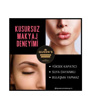 Queens Concealer Foundation Bronze Tone Make Up Cover (WITH PEAR SPONGE GIFT) - Buy Online on GoSupps.com