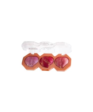 MUJGAN 3-Piece Heart Design Blush No.2