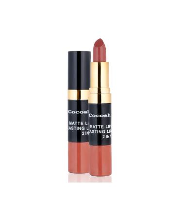 Cocosh She Lipstick - Matte Smile Lipstick & Lipgloss 2 In 1 08 Brick 8681569700536