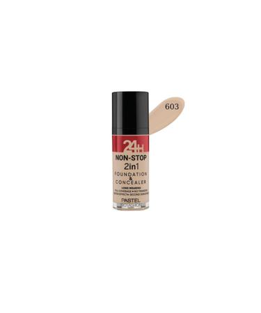 Pastel 24h 2in1 Foundation and Concealer 603