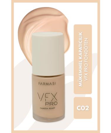 Farmasi Vfx Pro Camera Ready Foundation C02 30 ml