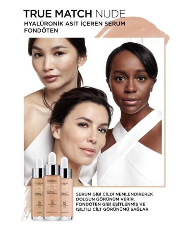 L'Oreal Paris True Match Nude Foundation Serum 0.5-2 Very Light & Mini Paradise Mascara 4.7 Ml Makeup Set - Buy Online on GoSupps.com