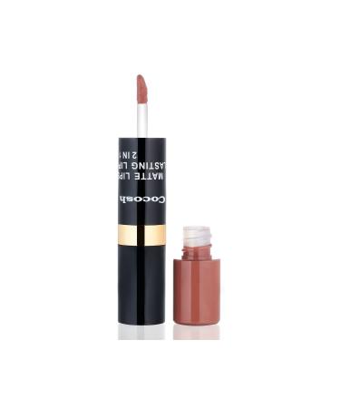 Cocosh She Lipstick - Matte Smile Lipstick & Lipgloss 2 In 1 04 Brown 8681569700499