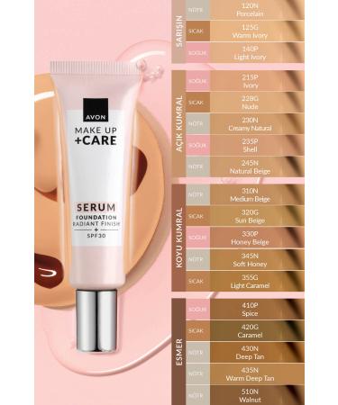 Avon MAKE UP + CARE 3 in 1 Serum Foundation - Buy Online on GoSupps.com