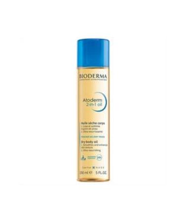 Baby ( CLAY MASK GIFT ) Bioderma Atoderm 2 in 1 Moisturizing Dry Oil 150ml ( 1 PIECE )