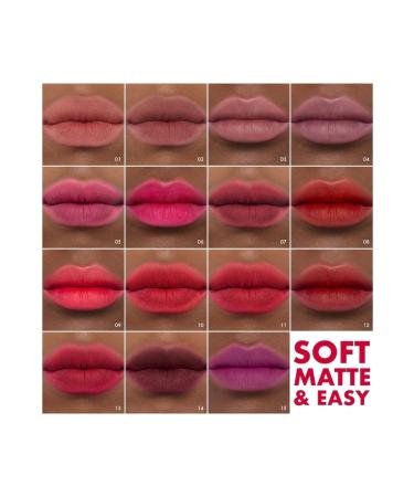 Sephora Matte Liquid Lipstick Soft Matte & Easy - Matte Rouge 4.5 ml - Buy Online on GoSupps.com