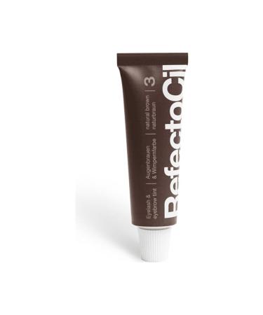 Refectocil No3 Eyebrow and Eyelash Dye Natural Brown - Buy Online on GoSupps.com