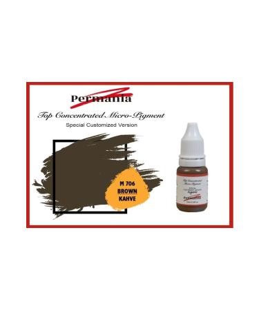 Fontenay Permania Permanent Makeup Dye Eyebrow Dye Medium Brown 10ml