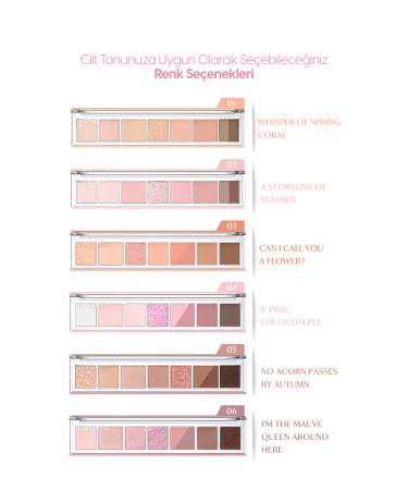 PERIPERA Pigmented 5 Different Textured Eyeshadow Palette All Take Mood Palette 002 A Storyline Of Summer - Buy Online on GoSupps.com