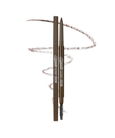 PERIPERA Ultra-Fine Tip Natural-Looking Eyebrow Pencil Peripera Speedy Skinny Brow (3 Natural Brown)