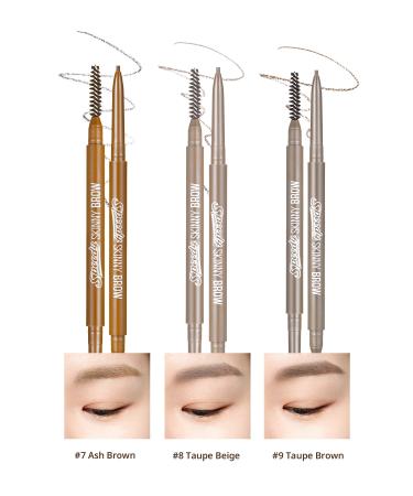 PERIPERA Ultra-Fine Tip Natural-Looking Eyebrow Pencil Peripera Speedy Skinny Brow (9 Taupe Brown) - Buy Online on GoSupps.com