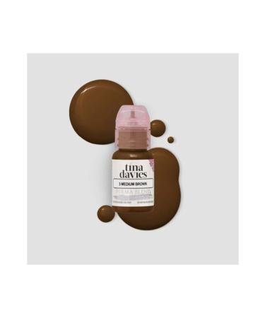 Perma Blend Tina Davies Collection Medium Brown 15 Ml Eyebrow Tint Dye