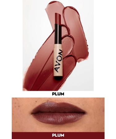 Avon Tinted Lip Balm Plum + Shimmering Petal Shimmering Lip Oil + Lovider Pocket Mirror