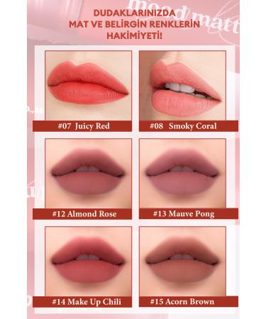 PERIPERA Matte Finish Full and Smooth Appearance Tint PERIPERA Ink Mood Matte Tint (03 Oatmeal Rose) - Buy Online on GoSupps.com