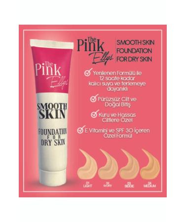 The Pink Ellys Smooth Skin Dry Foundation 04 - Buy Online on GoSupps.com