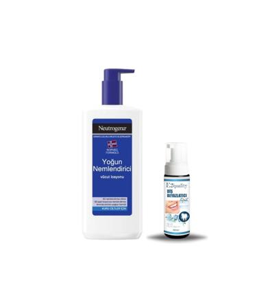 Neutrogena Intense Moisturizing Body Lotion 250 ml + Gift Teeth Whitening Foam