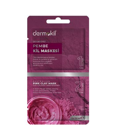 Dermokil Detox Effective Pink Clay Mask 15 ml