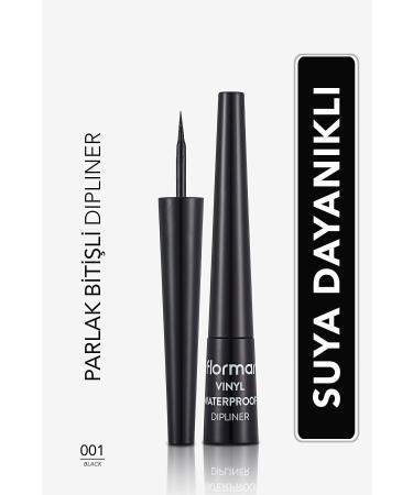 Flormar Waterproof Shiny Dipliner (BLACK) - Waterproof Dipliner - 001 Black - 8690604536498