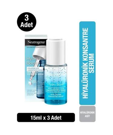 Neutrogena Hydro Boost Hyaluronic Serum 15 Ml X3