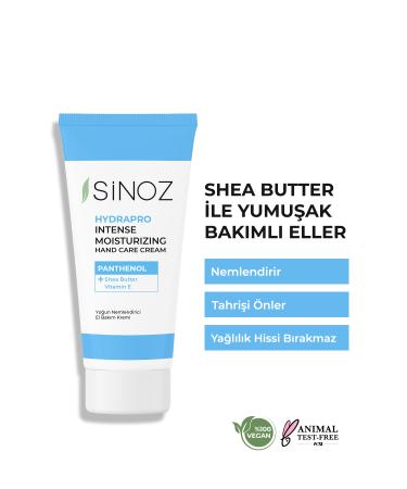 Sinoz Vitamin E Panthenol Intensive Moisturizing Hand Care Cream 50 ml