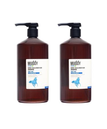 Muddy Horse Tail Shampoo Horse Tail&Longer Hair Shampoo 1000 Ml 2 Pieces