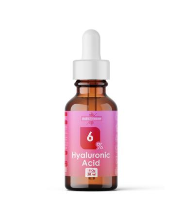 Natural Pharmacy Hyaluronic Acid 6% Serum Quantity 30 ml Glass Packaging V31