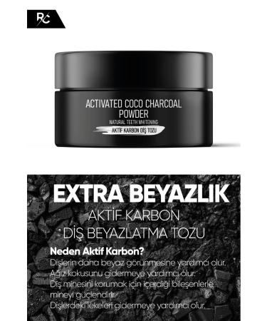 RC COSMETICS Active Carbon Teeth Cleaning Powder - Buy Online on GoSupps.com