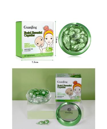 Uniquem Collagen Olive Oil Anti-Aging and Moisturizing Face Capsules Vitamin E Face Serum XLS8268 - Buy Online on GoSupps.com