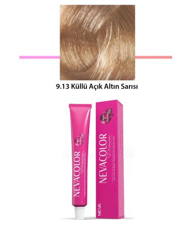 Premium 9.13 Ash Light Golden Blonde - Permanent Cream Hair Dye 50 g Tube