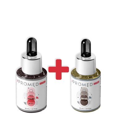 Promed Clinic Skin Rejuvenator Anti-Acne Red Peeling Serum 30 Ml + Brightening Eye Contour Serum 30 Ml
