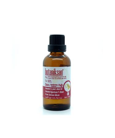 Botanicals Ozone Oil 50ml (Ozonated St. John's Wort Oil) Pure Natural Additive-Free