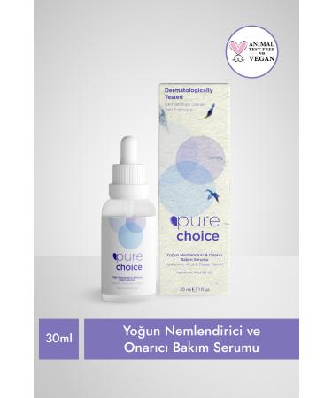 Pure Choice Intensive Moisturizing & Repairing Care Serum 30 Ml (Hyaluronic Acid 5% + Panthenol Vitamin B5 5%) - Buy Online on GoSupps.com