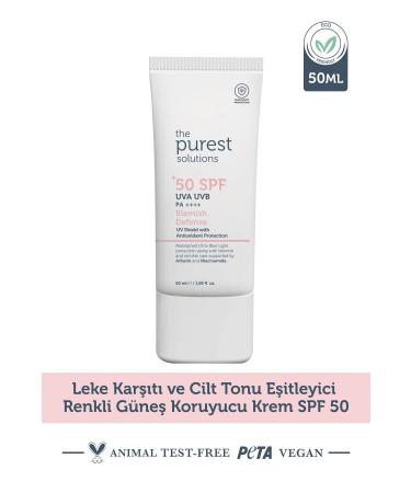 The Purest Solutions Sunscreen SPF50+ 50 ML