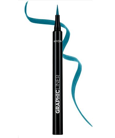 Avon Graphic Liner Sharp Tip Liquid Eyeliner Blue Waves