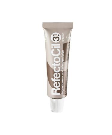 Refectocil Eyebrow and Eyelash Dye that Completely Covers the Whites No:3.1 Light Brown 15 ML