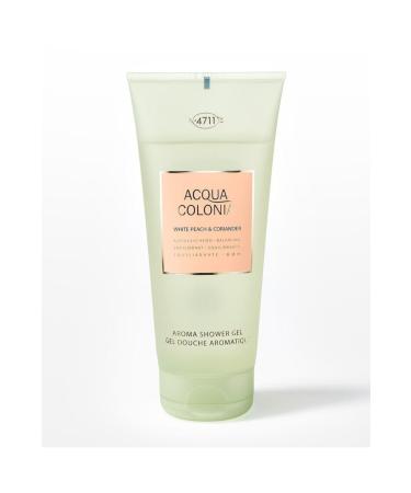 4711 Acqua Colonia White Peach & Coriander Shower Gel 200 Ml Du Jeli