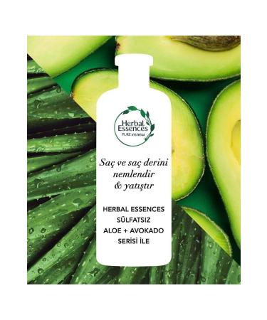 Herbal Essences Sulfate-Free Aloe and Avocado Purifying Super Shampoo 380ml. MehDem37 - Buy Online on GoSupps.com