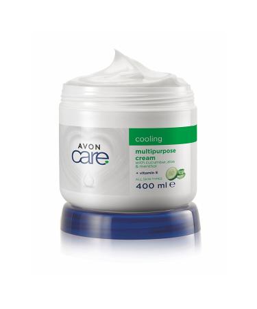 Avon Care Cooling Cucumber Aloe and Menthol Vitamin E Multi-Purpose Cream 400 Ml.