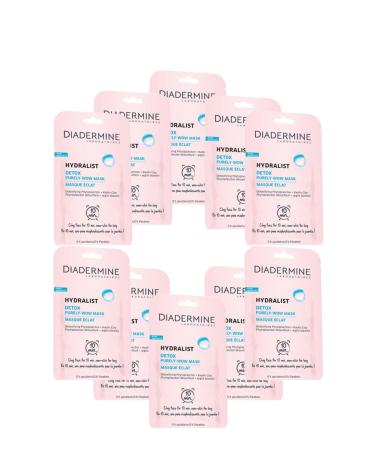 Diadermine Hydralist Detox - Detox Mask 8 Ml X 10 Pieces