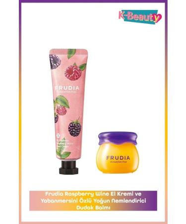 Frudia Raspberry Wine Hand Cream and Blueberry Moisturizing Lip Balm