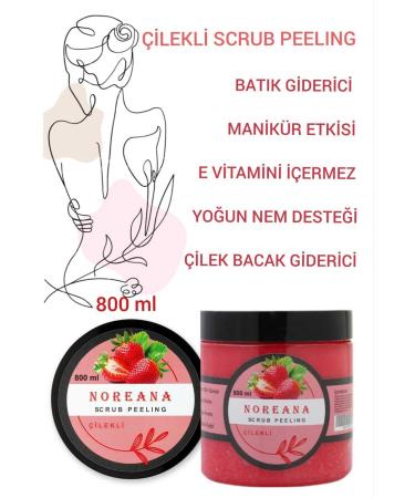 Noreana STRAWBERRY 800ML SCRUB PEELING