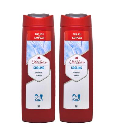 Old Spice Shower Gel and Shampoo Cooling 2 in 1 400 ml X 2 Pcs