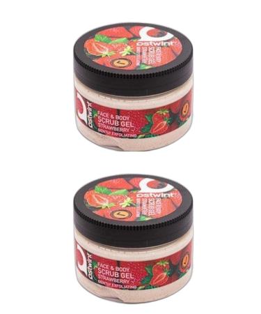 Ostwint Peeling Gel 300 Ml Strawberry Scrub 2 Pieces