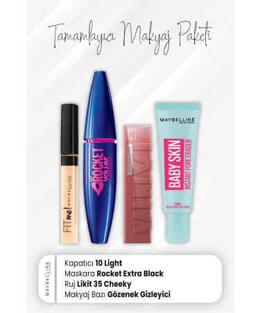 Maybelline New York Fit Me Concealer 10 Rocket Mascara Very Black Vinyl Ink Lipstick 35 Cheeky And Makeup