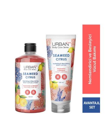 Urban Care Seaweed Citrus Body Wash 500 ml & Body Lotion 250 ml